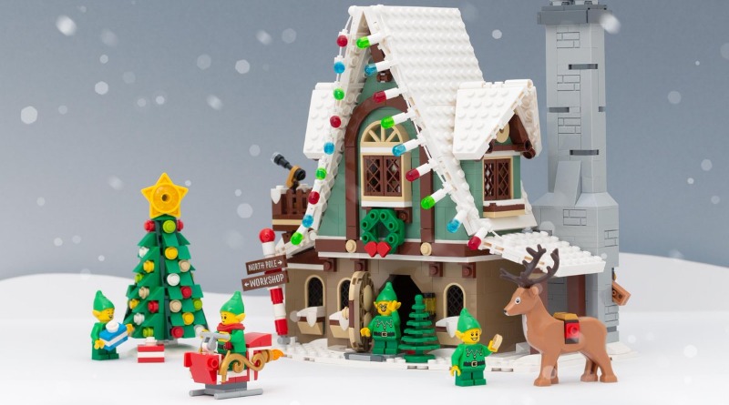 Get in the Christmas spirit with this great photo of LEGO Winter Village 10275 Elf Club House