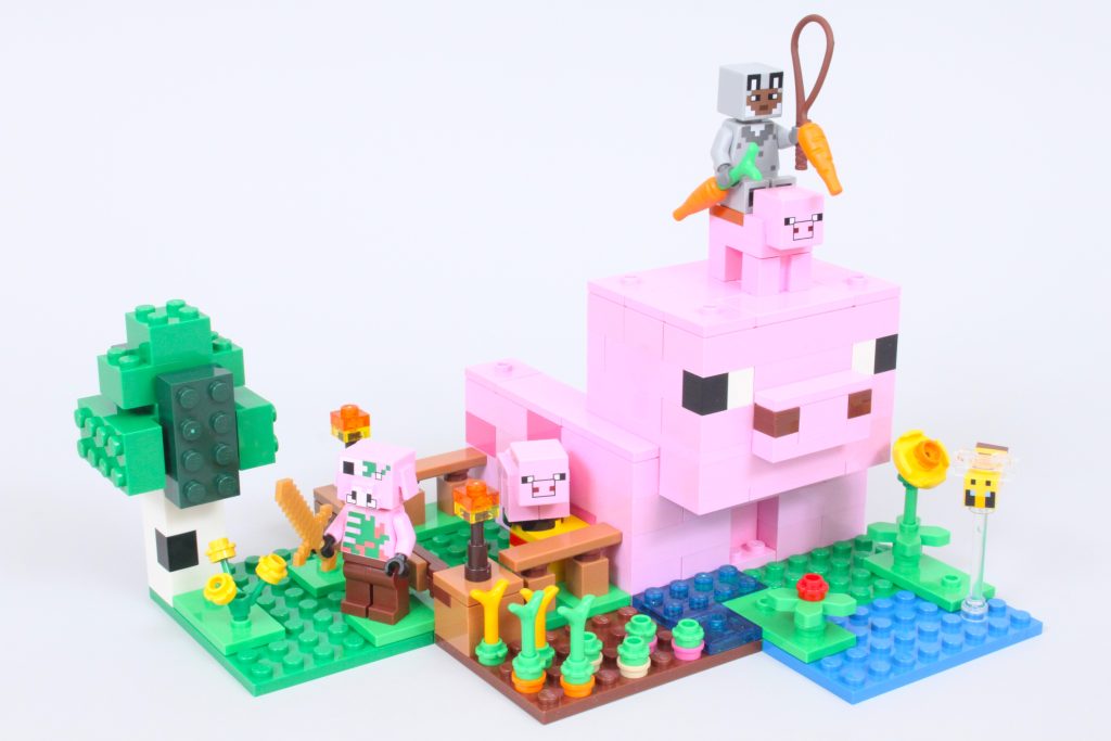 lego minecraft 21268 The Baby Pig House review 2 1024x683