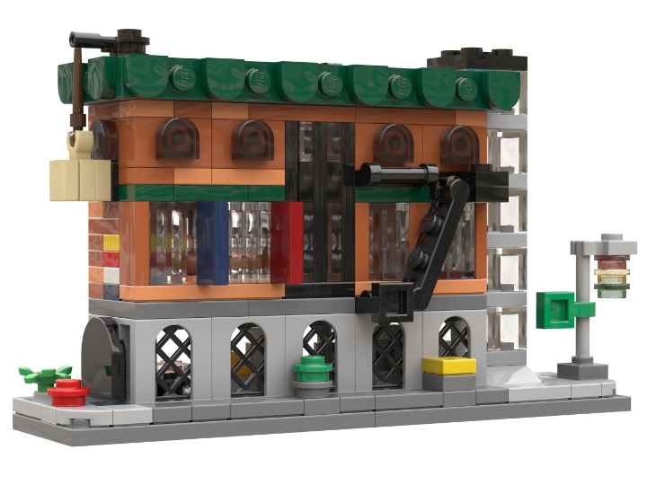 LEGO BDP Series 6 TBricks Art Factory mini build