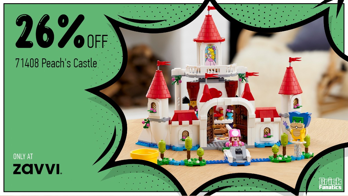 Zavvi discounts LEGO Super Mario 71408 Peach's Castle in new sale