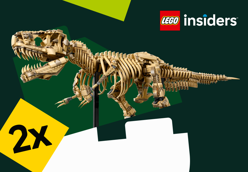 LEGO Jurassic Park 76968 Dinosaur Fossils Tyrannosaurus rex 2x points