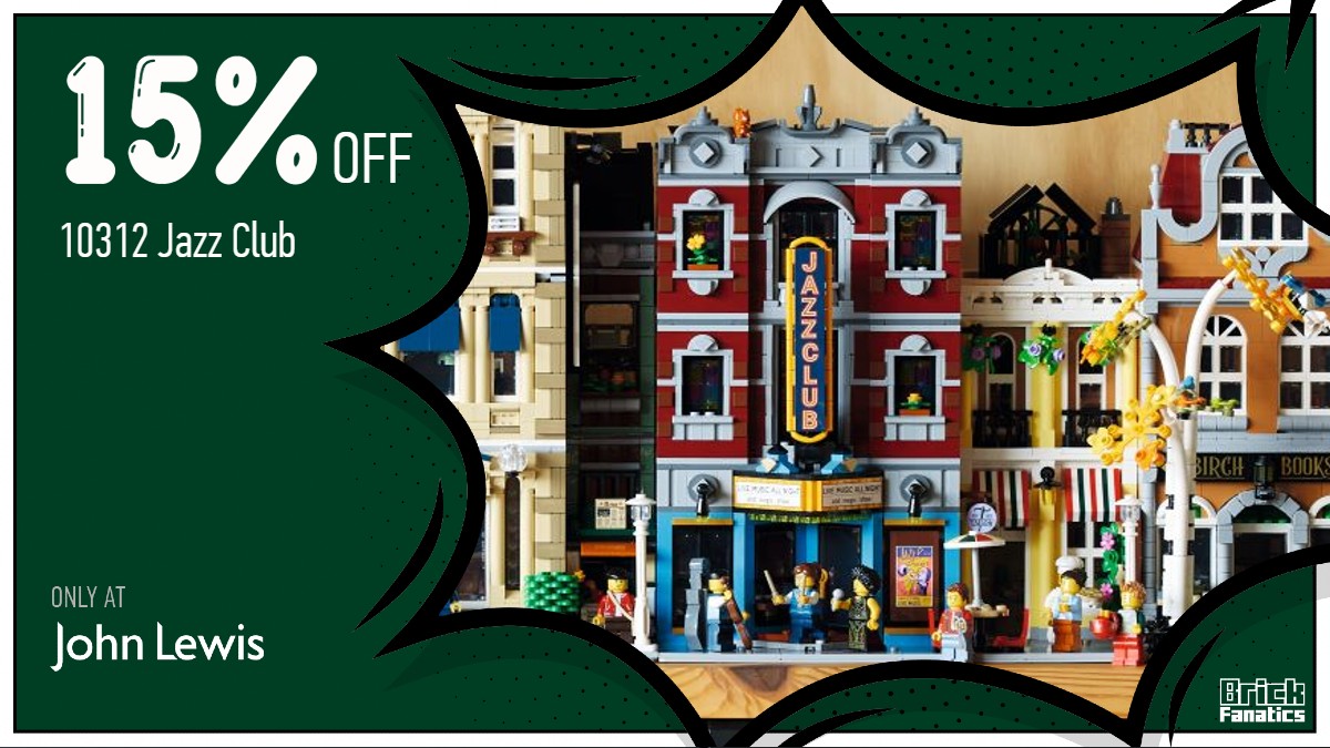 Swing by John Lewis and get 15% off LEGO Icons 10312 Jazz Club 