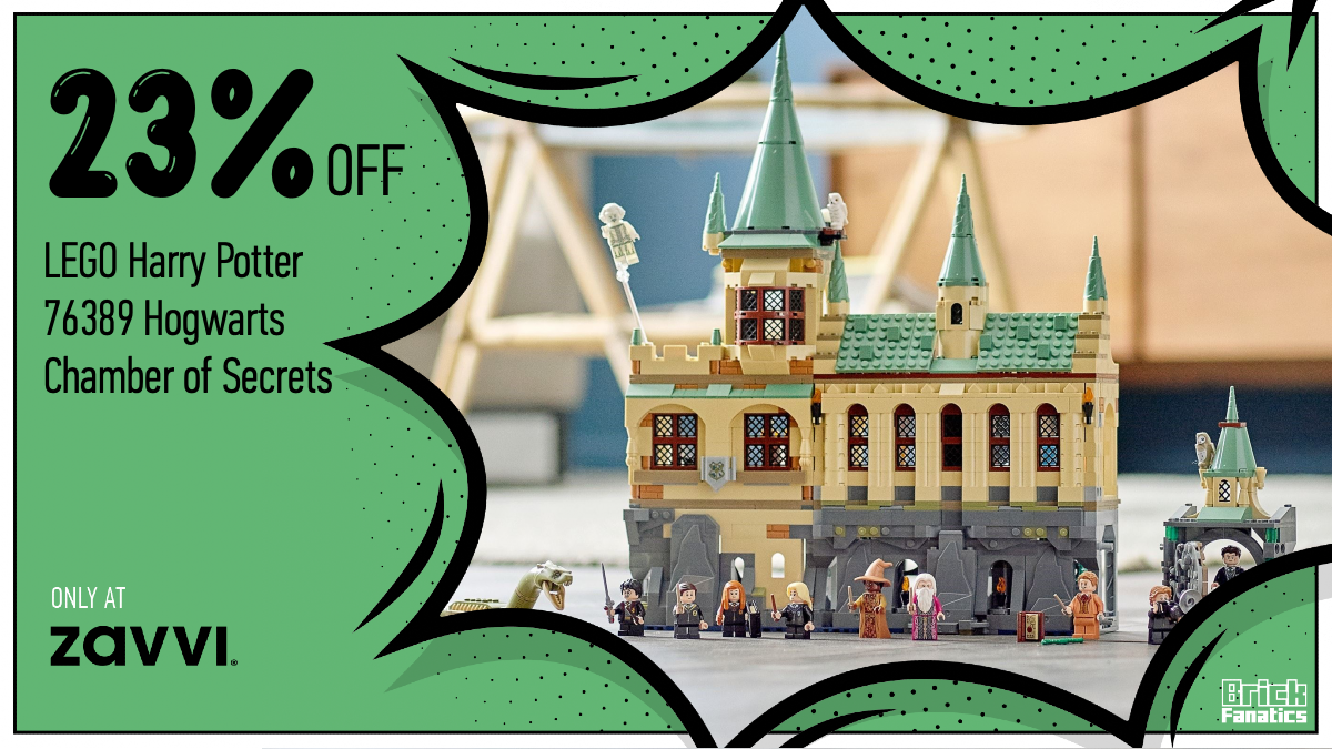 Grab your broomstick and fly over to Zavvi for £30 off 76389 Hogwarts Chamber of Secrets