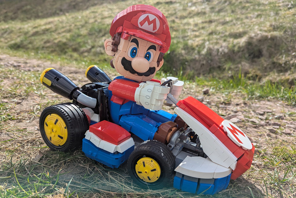 ZUSAMMENGEBAUT LEGO Super Mario 72037 Mario Standard Kart review 6
