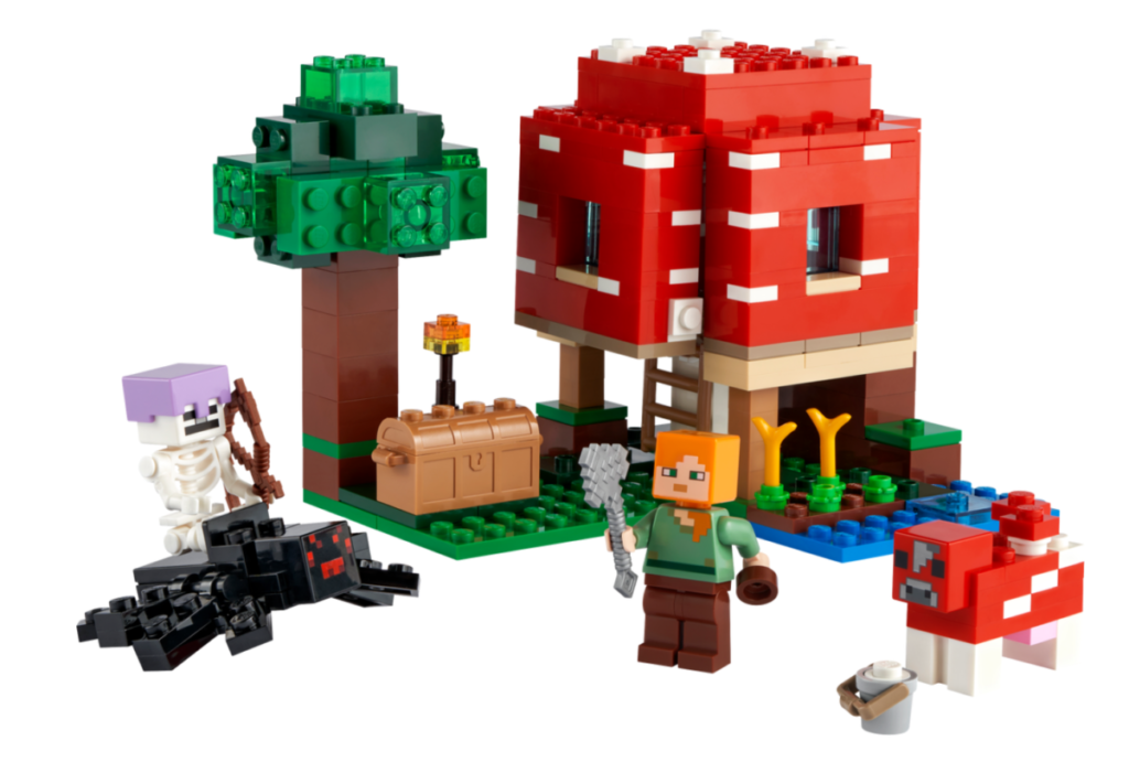 LEGO Minecraft 21179 The Mushrooom House 1024x701