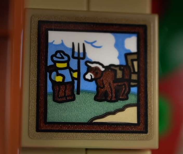 lego icons 10325 alpine lodge farmer easter egg