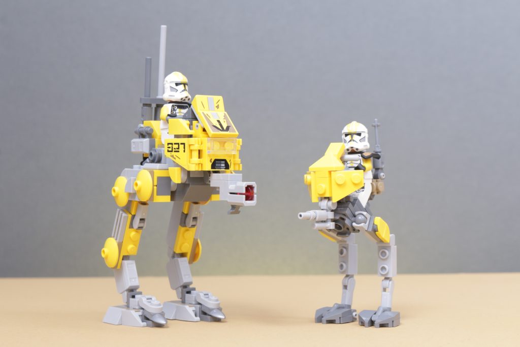 Custom LEGO Star Wars MOC AT RT 501st 327th Clone Troopers build 15 1024x683