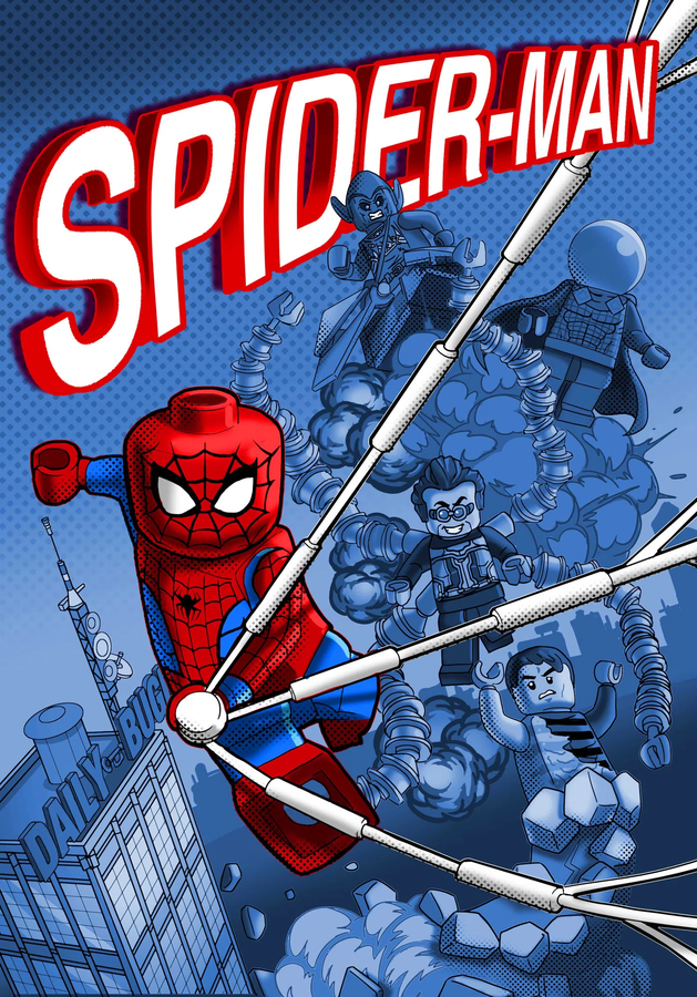 LEGO Ideas Spider Man comic book contest runner up art