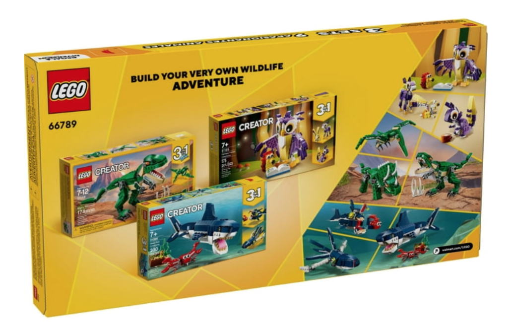 LEGO Creator 66789 Animal Gift Set box back 1024x665