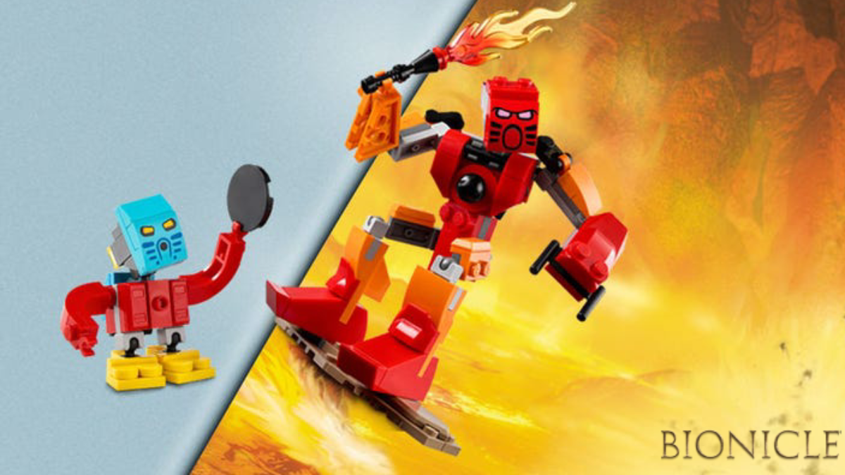 There’s just one week left to grab LEGO 40581 BIONICLE Tahu and Takua GWP