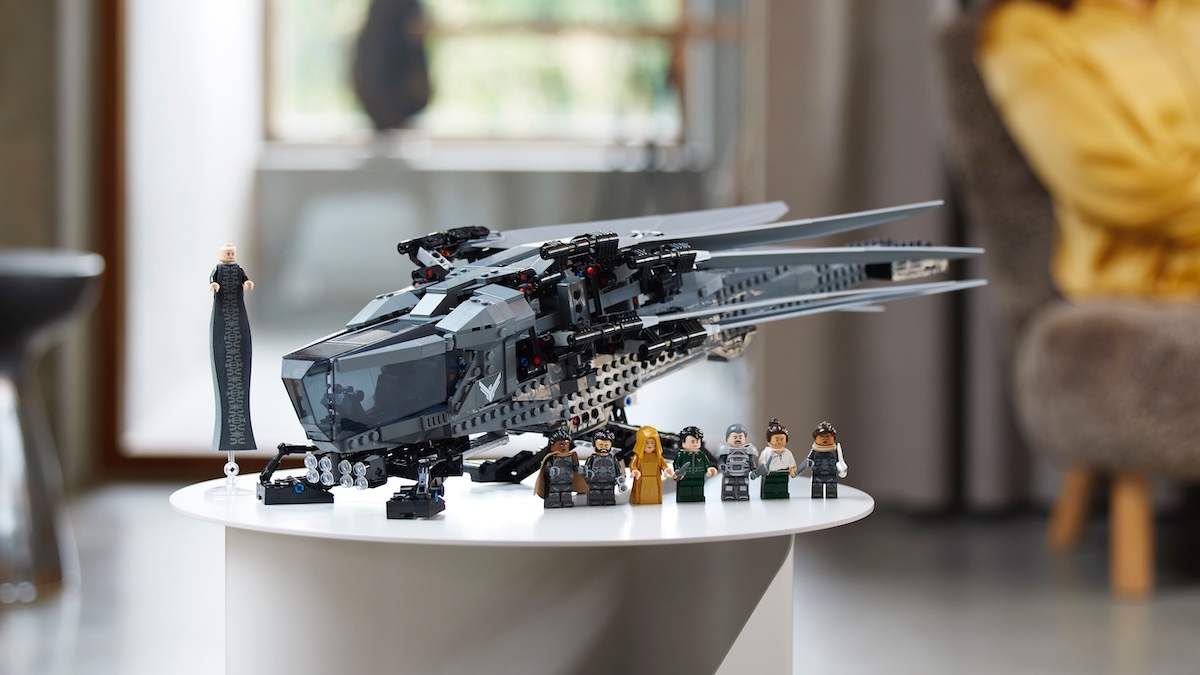 Win LEGO Icons Dune Ornithopter signed by Dune: Part Two cast