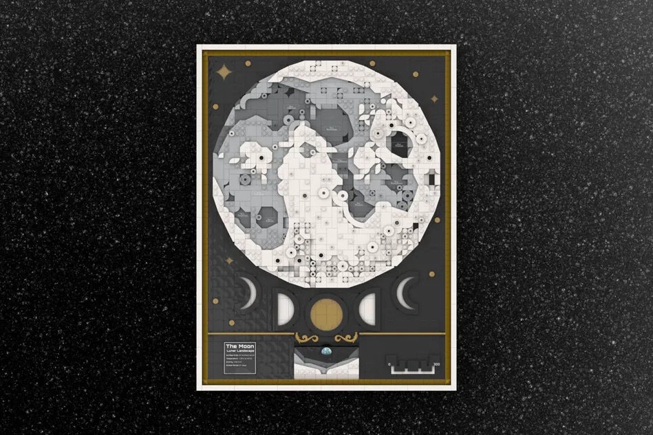 LEGO Ideas The Moon Lunar Landscape