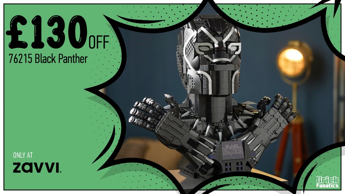 Get a huge 43% off LEGO Marvel 76215 Black Panther with this voucher code
