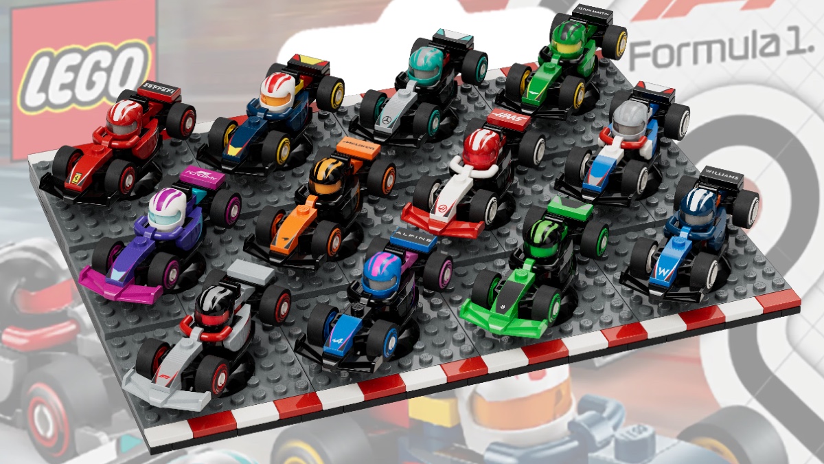 How to build a display stand for your LEGO F1 Collectible Race Cars with Pick a Brick