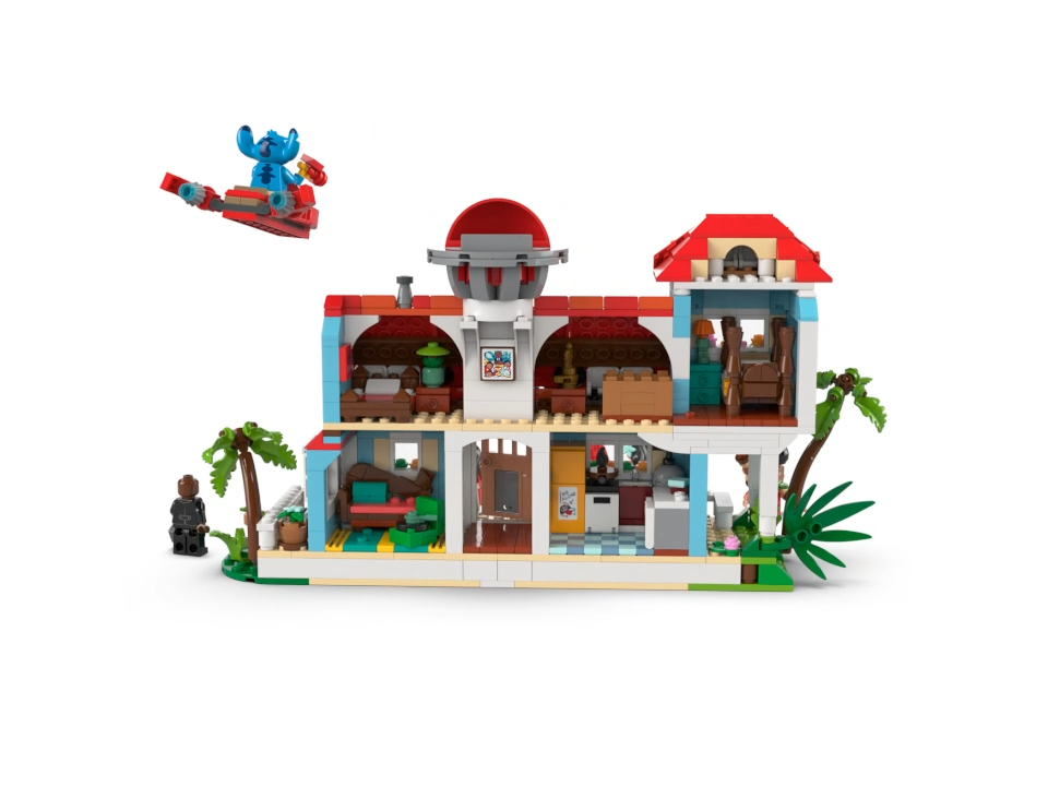 lego disney Lilo and Stitch Beach House lilo and stitch house back