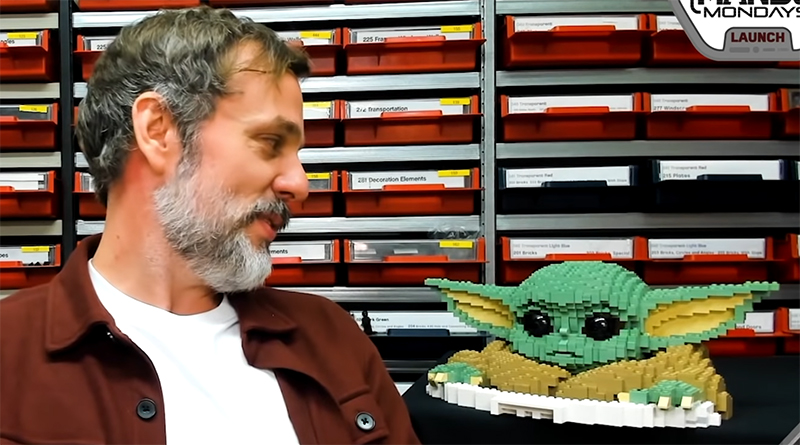 LEGO Star Wars Baby Yoda statue coming to Disney Springs