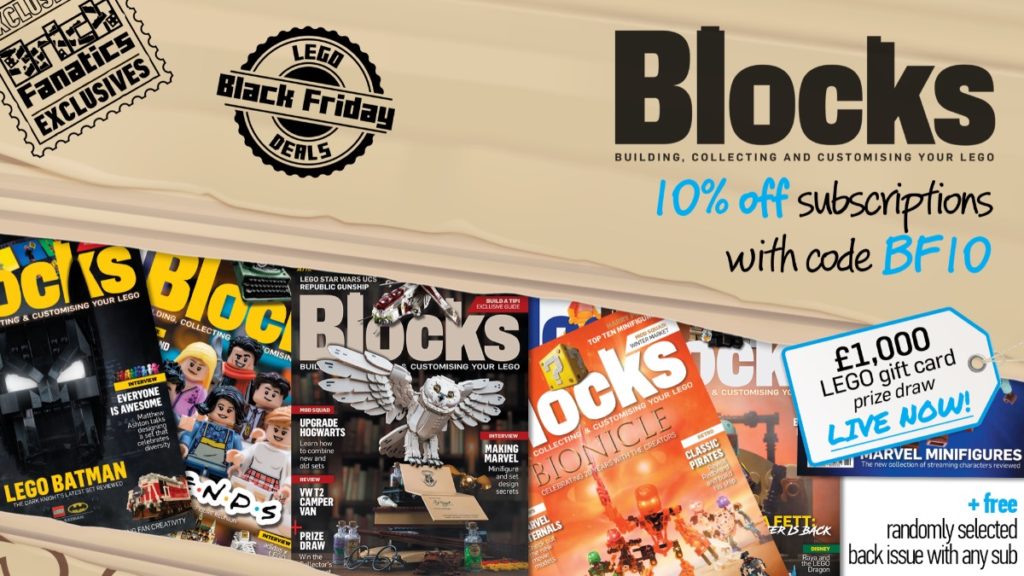 Brick Fanatics Blocks magazine Black Friday deals featured 1024x576