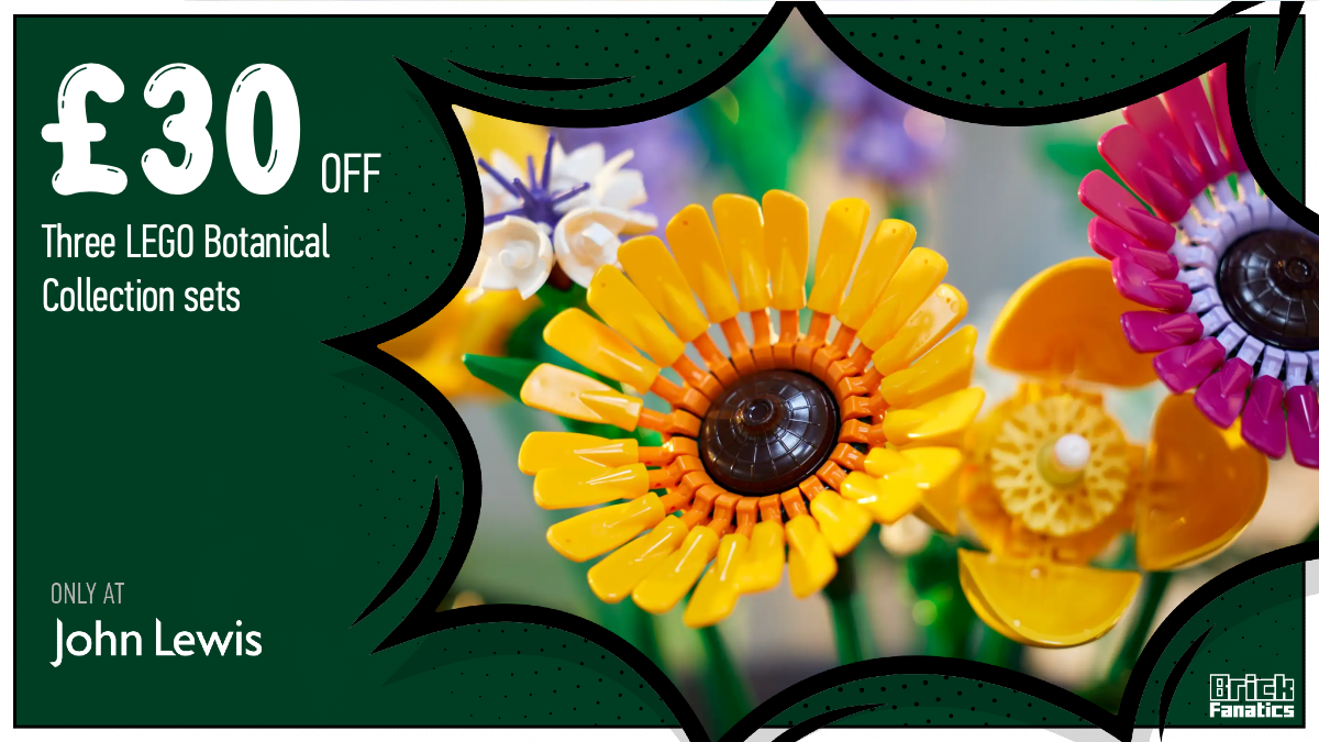 Save £30 when you stack LEGO Botanical Collection purchases at John Lewis