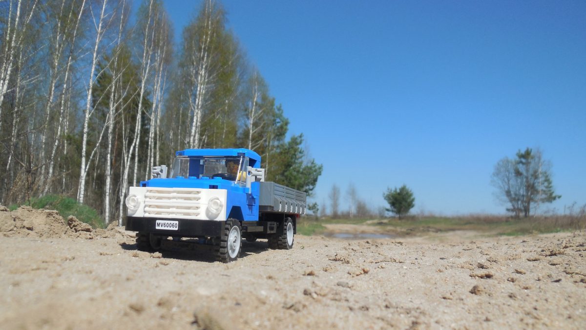 Brick Pic of the Day: Driving down dirt roads