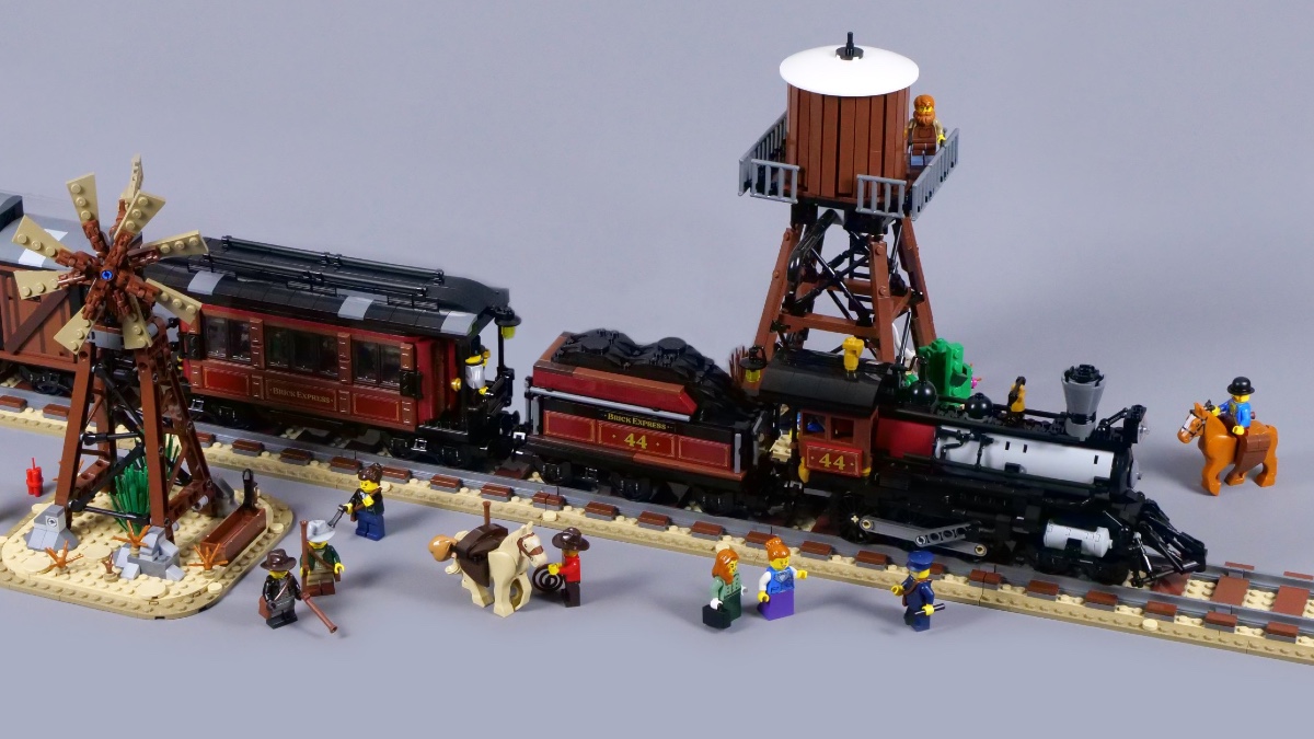 Take a closer look at BrickLink’s LEGO Wild West Train before pre-orders begin
