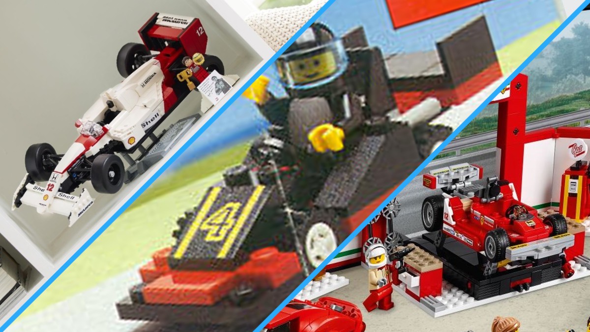 The evolution of LEGO Formula 1 sets from 1975 to 2024