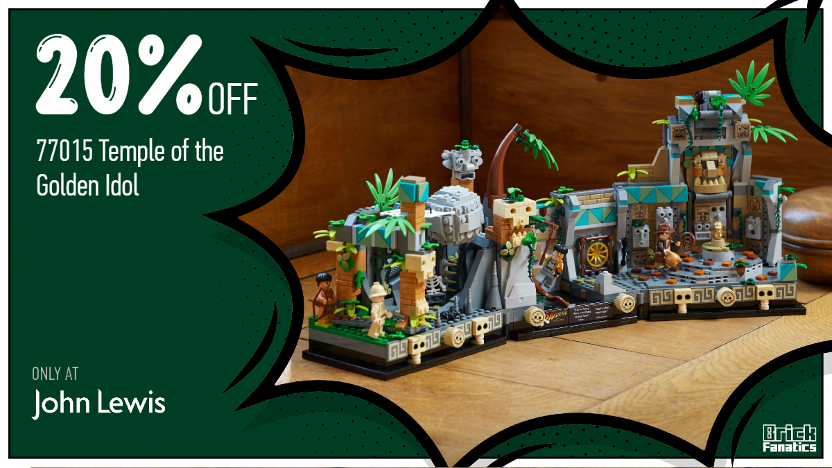 Save a huge £26 on LEGO Indiana Jones 77015 Temple of the Golden Idol