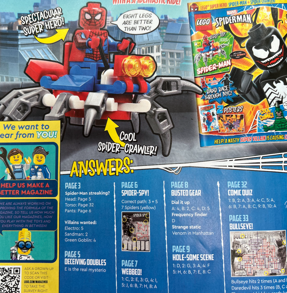 LEGO Spider Man magazine Issue 9 next issue page 1004x1024