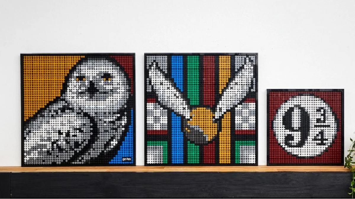 Alternative LEGO Art instructions available for free to VIP members