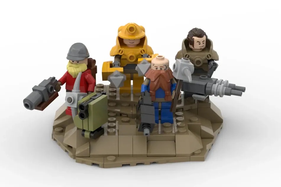 LEGO Ideas Deep Rock Galactic Drilldozer 4