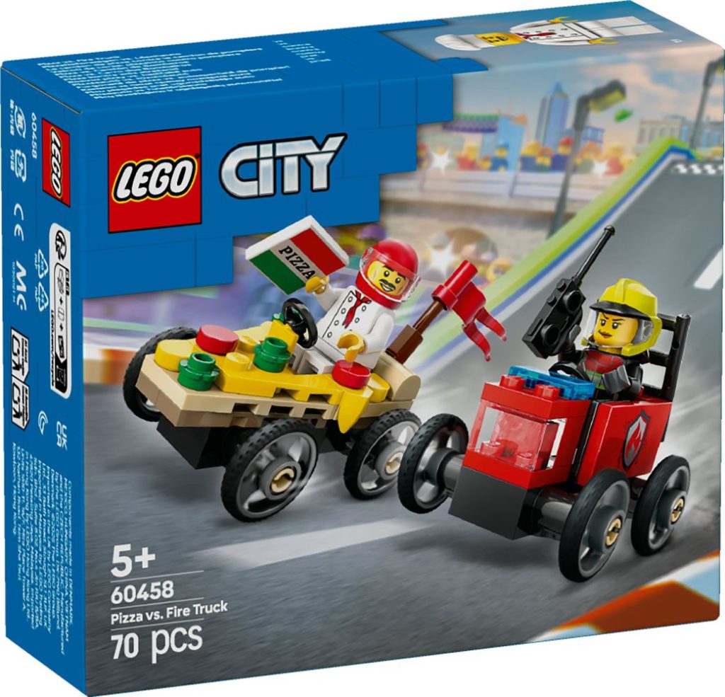 LEGO City 60458 Pizza vs. Fire Truck 1 1024x985
