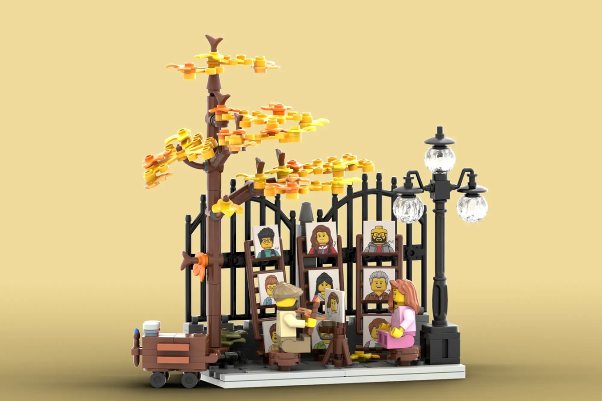 LEGO Ideas Urban Face Sketcher by ArchGian7 1200x800