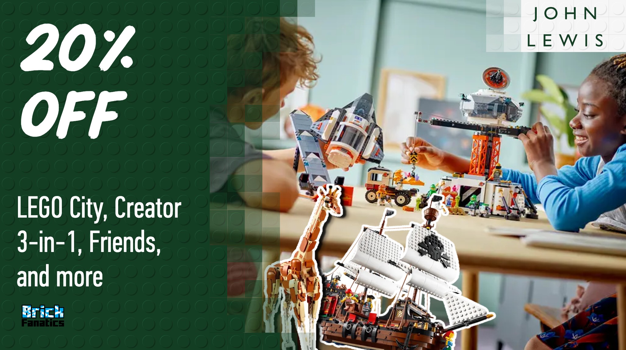 Over 100 LEGO sets discounted at John Lewis