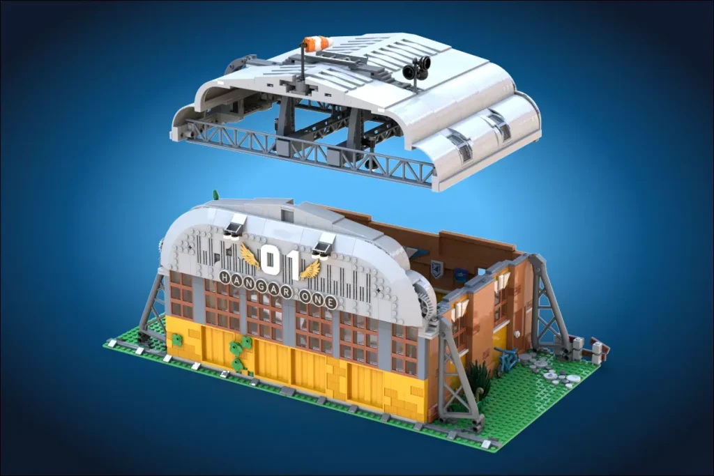 LEGO Ideas Old Flying Club Hangar 1 1024x683