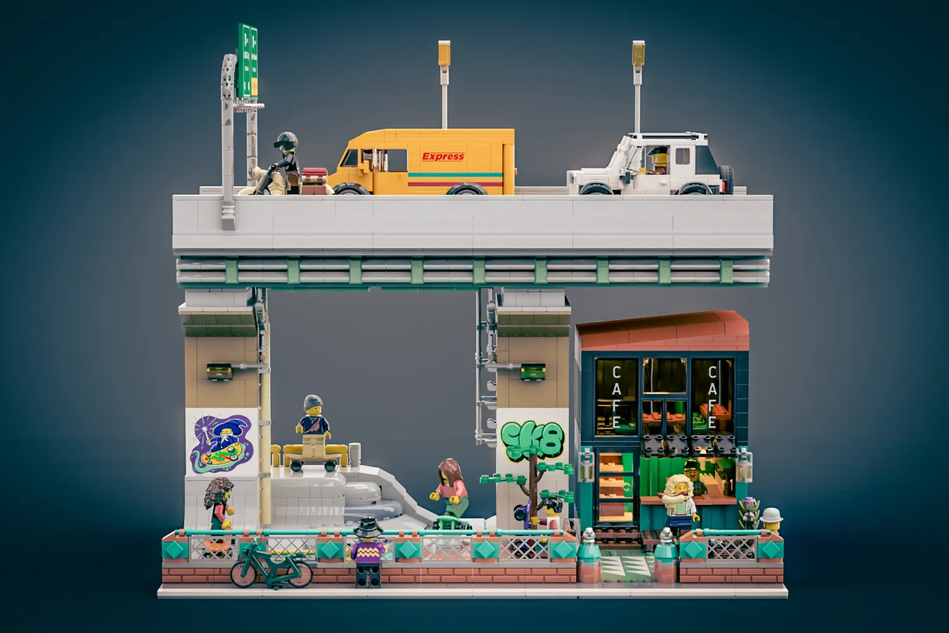 LEGO Ideas Overpass Park 4
