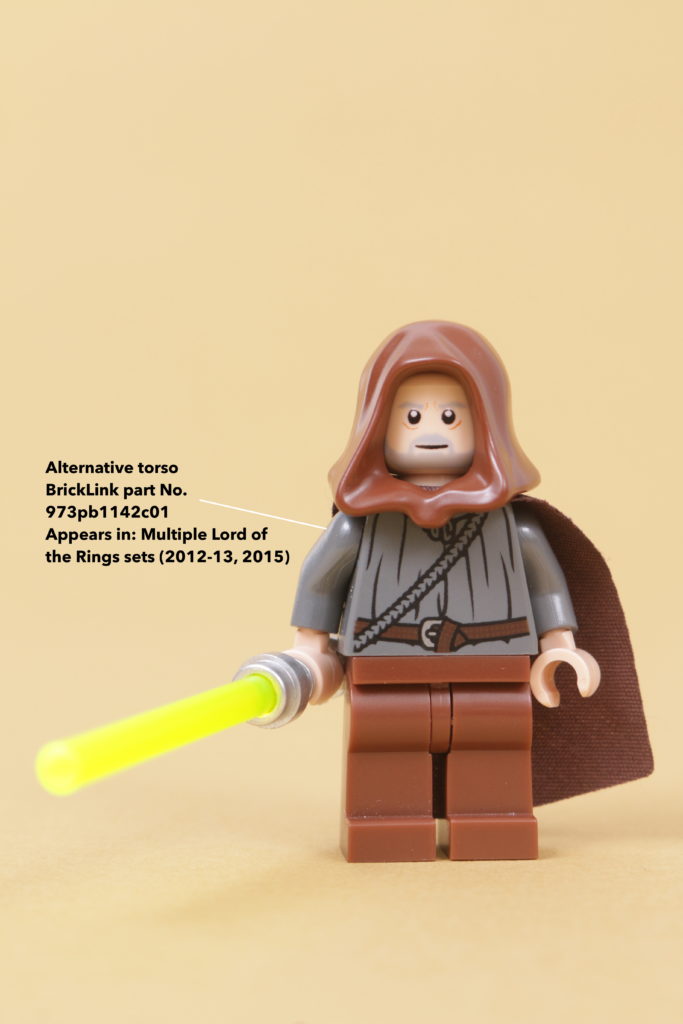 How to build a LEGO Star Wars Jedi Bob 75309 UCS Republic Gunship minifigure 13 annotated