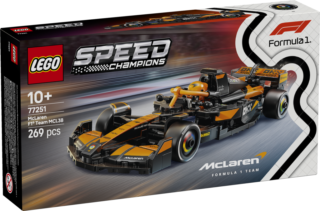 LEGO Speed Champions 77251 McLaren MCL38 F1 Team Race Car 1 1024x677