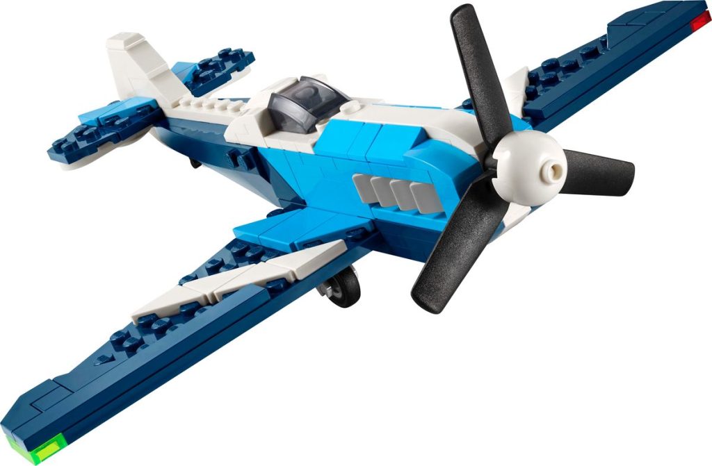 LEGO Creator 3 in 1 31160 Airplane Racing Plane 2 1024x671
