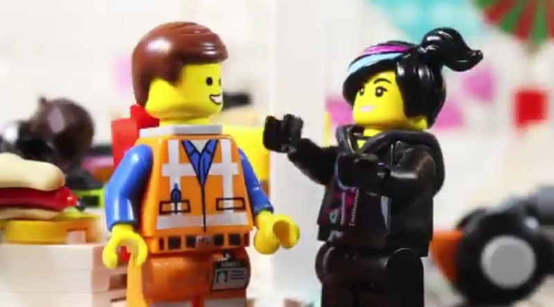 Stop-motion animation re-tells The LEGO Movie from Lucy's viewpoint