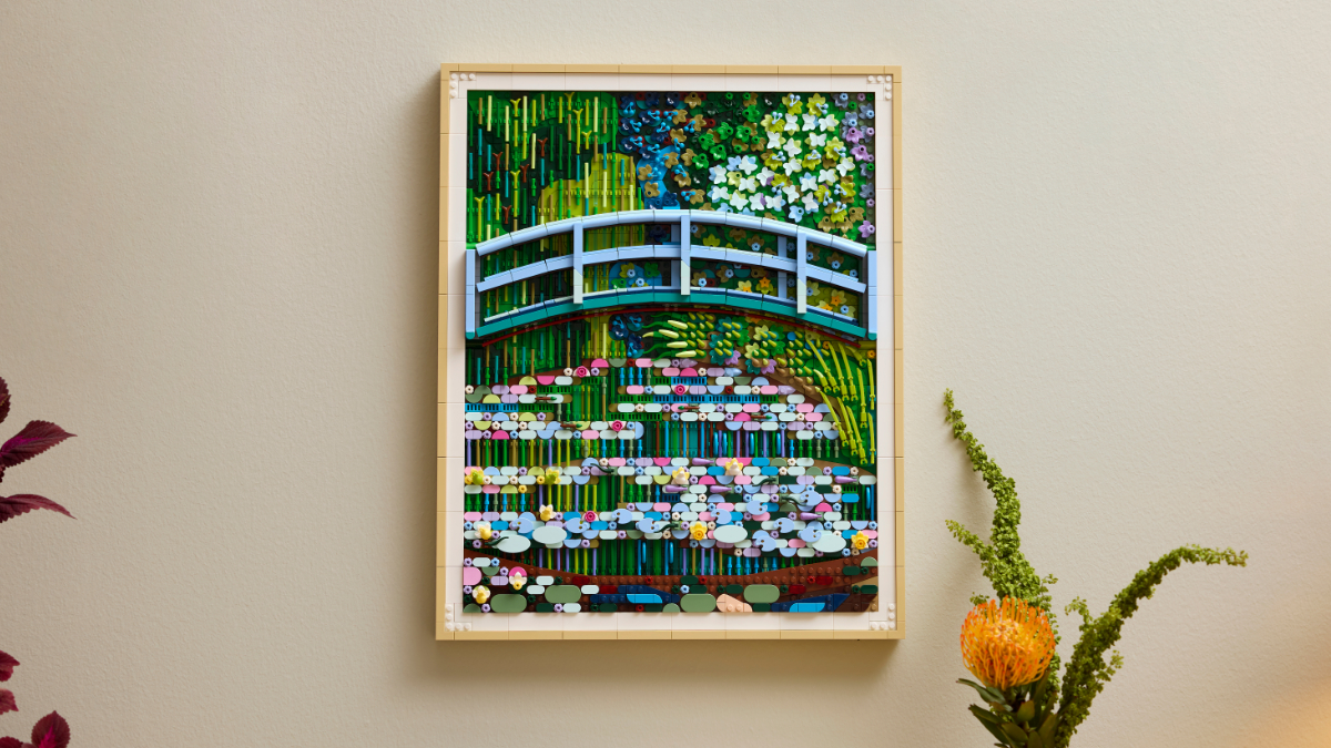 LEGO Art welcomes Claude Monet's Water Lilies as latest brick-built artwork