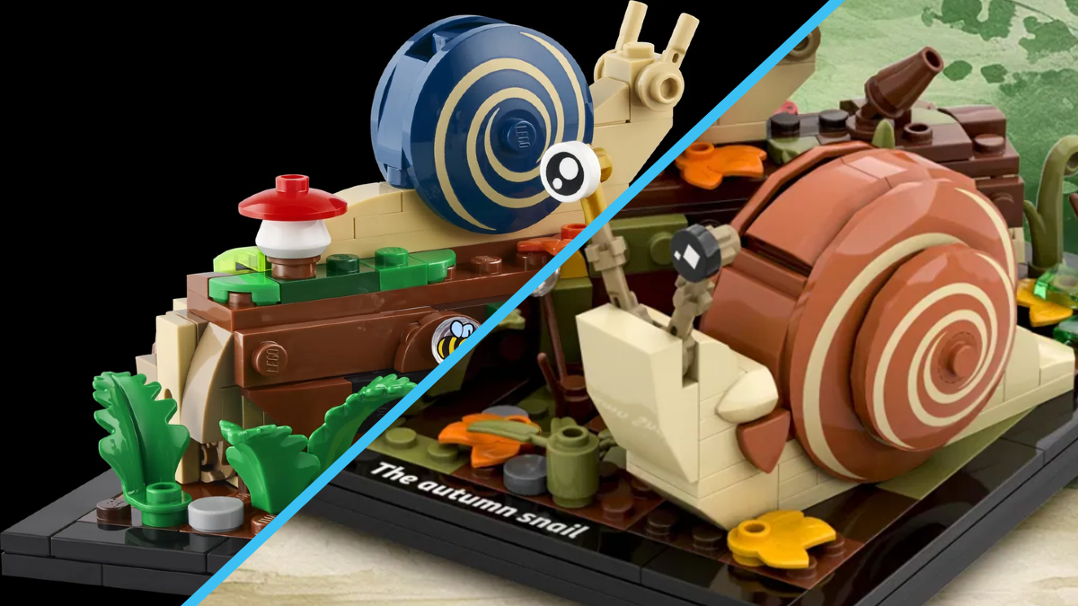 LEGO Ideas Friendly Snails remains faithful to winning fan design