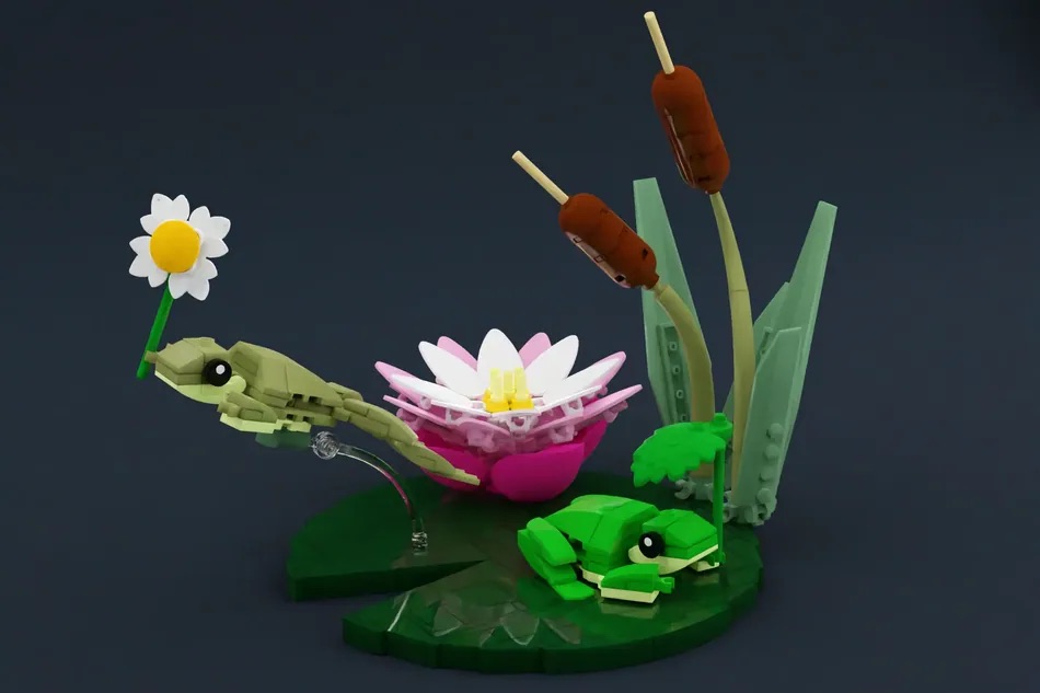 LEGO Ideas Lily Pad Frogs 2