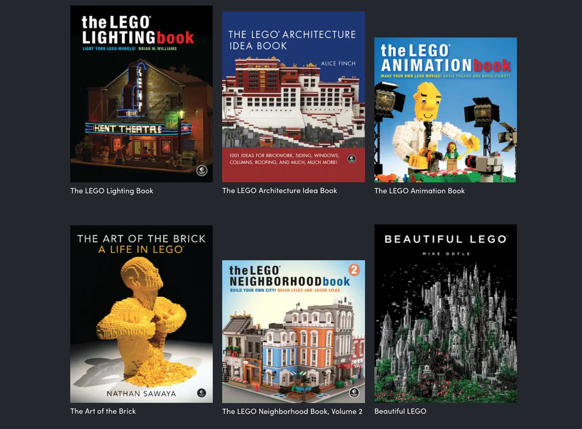 LEGO Humble Bundle book collection