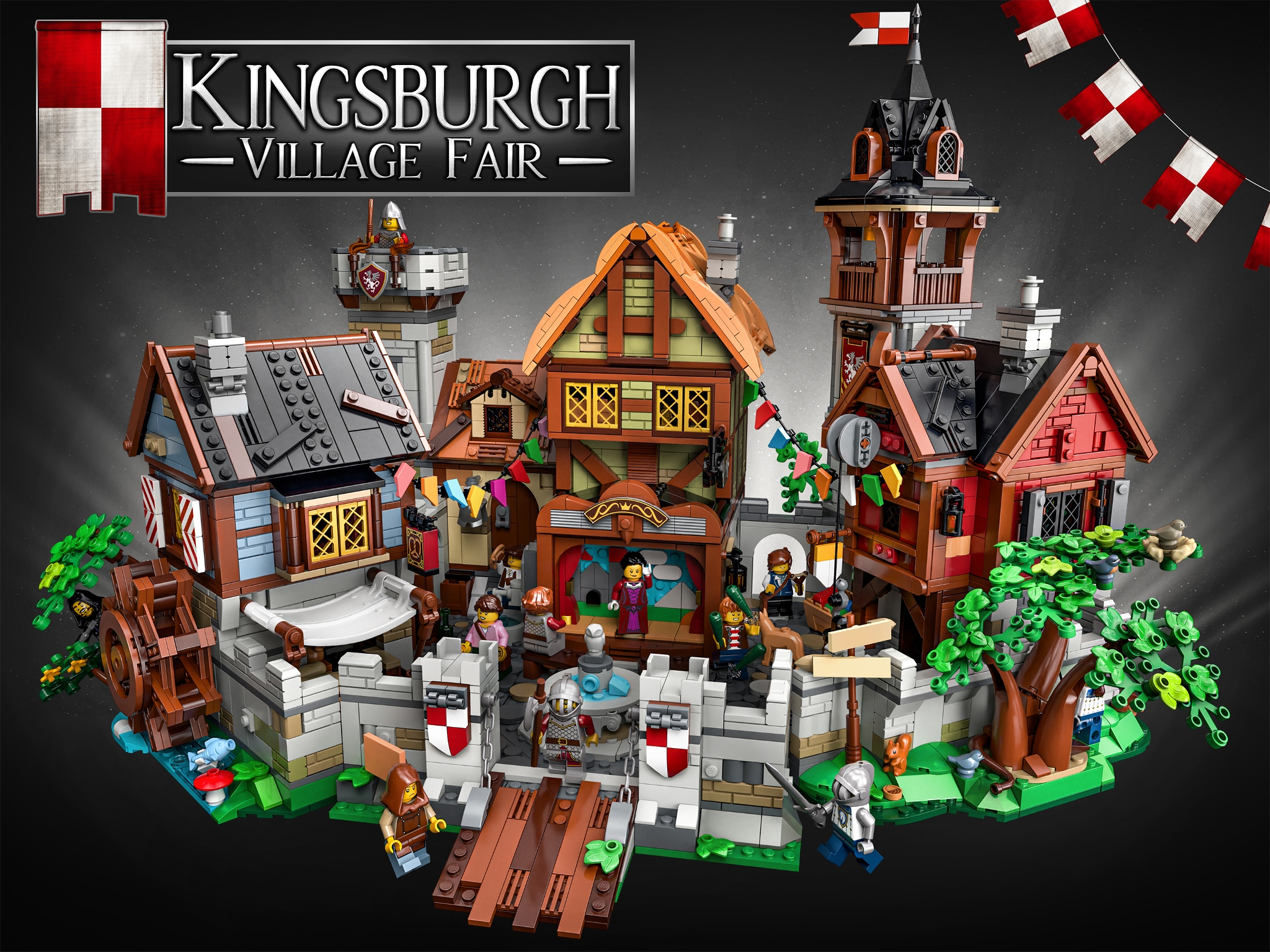 BrickLink Designer Program Series 11 Kingsburgh Medieval Village Fair